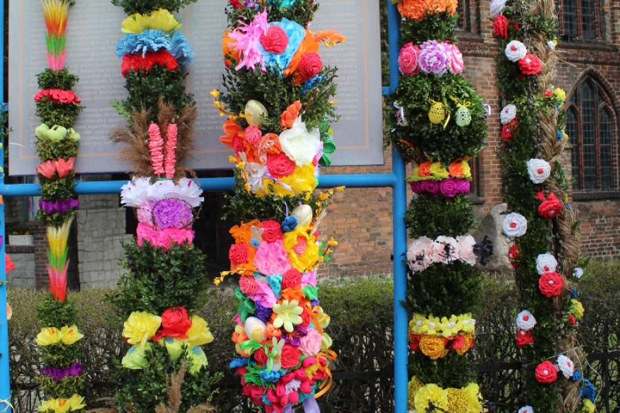 5 – Palma wielkanocna wykonana przez Uczestników w ramach konkursu na najładniejszą palmę wielkanocną.