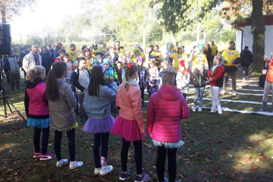 Występ dzieci dla uczestników konkursu