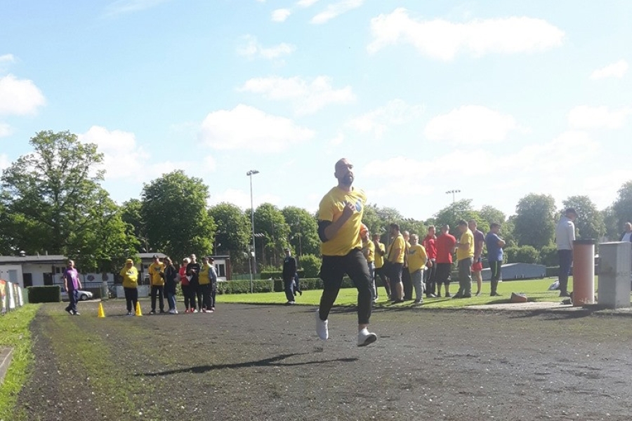 Uczestnik podczas sprintu